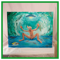Gluttony - Original Painting by Goosnav - Image 2