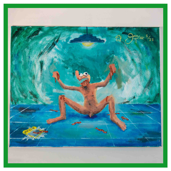 Gluttony - Original Painting by Goosnav