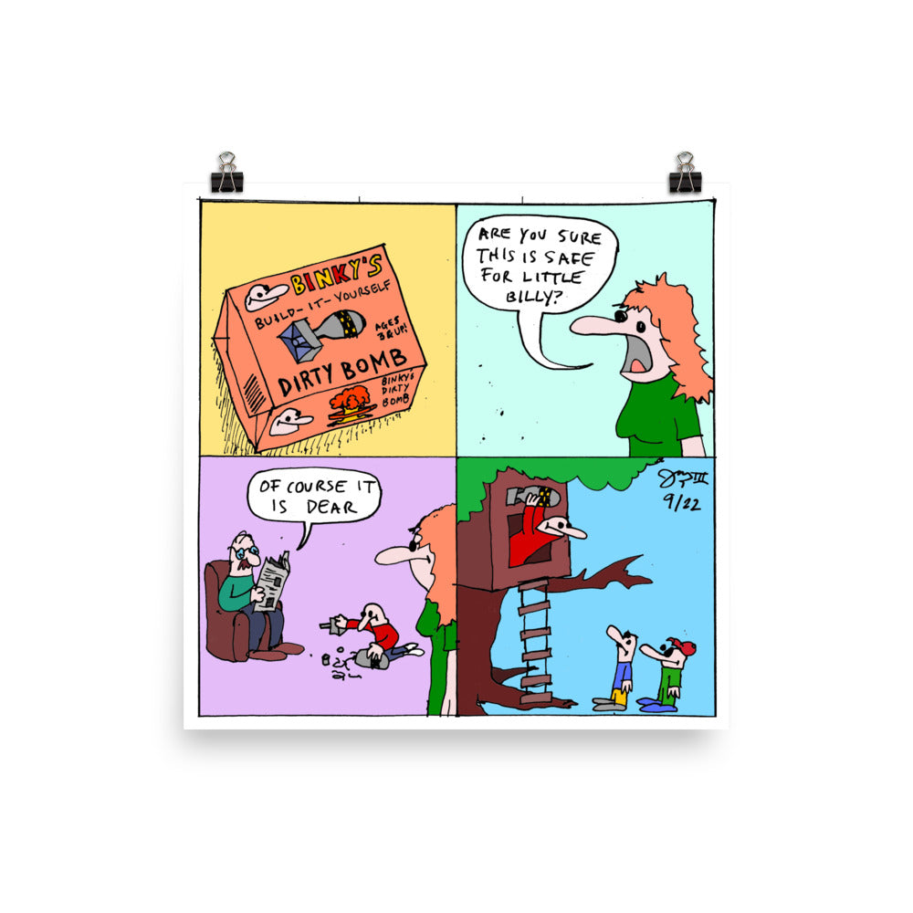 Dirty Bomb Comic Poster Print