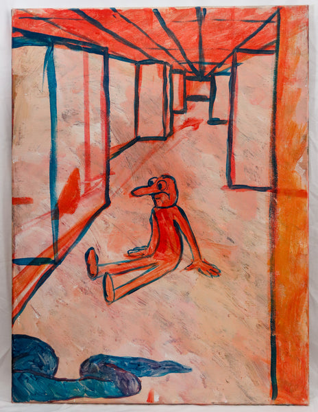 Backroom - Original Painting by Goosnav (24x18 in)