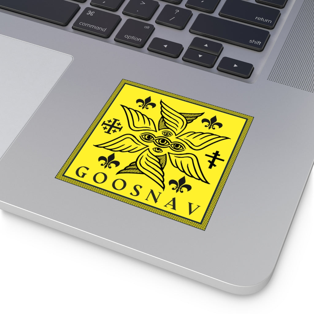 Seraph Angel Vinyl Sticker (radioactive)